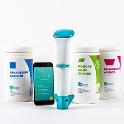 IOPOOL Pack EcO Start - sonde connectée + 3 produits d'entretien