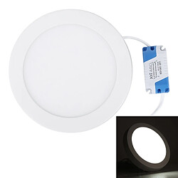 Wewoo Lampe de panneau rond de lumière blanche de 12W 17cm avec le conducteur de LED, 60 LED SMD 2835, flux lumineux: 860LM, CA 85-265V, monté en surface 