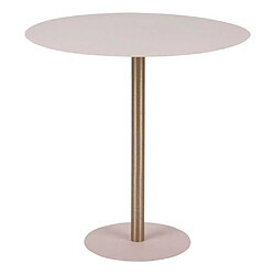 LEITMOTIV Table d'appoint en métal Dex 40 cm gris clair.