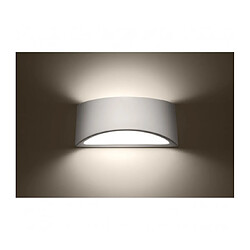 Avis Luminaire Center Applique murale Vixen Up Céramique blanc 1 ampoule 14,5cm