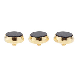 Boutons Trompette Boutons de doigt de trompette 3pcs Boutons de Trompette Réparation Trompette Valve Pièce Remplacement Instrument à Vent - Noir