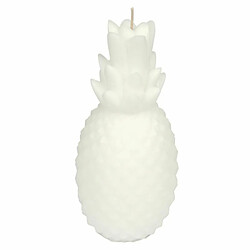 Paris Prix Bougie Déco Ananas Tropical 20cm Blanc