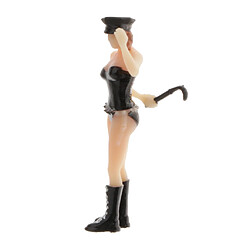 Acheter RM 1:64 Figure Doll Sexy Girl Model Outdoor For Siku Matchbox Fire-wheel Black