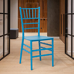 Ahd Amazing Home Design Chaises classiques et traditionnelles pour les cérémonies de restauration et les mariages Chiavarina X, Couleur: Bleu