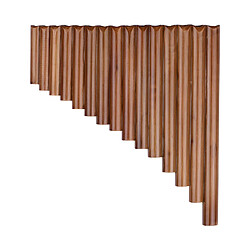 Justgreenbox 15 Pipe Pan Flute G Key Pipes Pipes de Pan en bambou naturel Instrument à vent traditionnel chinois avec sac de transport - 1005001639226709