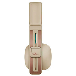 Wiko Casque Bluetooth Wishake Beige Avec Micro