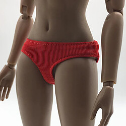 Acheter 1/6 Femmes Shorts Femmes Slip Sous-Vêtements Lingerie Pour 12 '' Action Figure Rouge