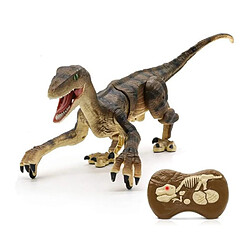 Shop Story SHOP-STORY - VELOCIRAPTOR BROWN : Dinosaure Télécommandé avec Lumières et Sons pas cher