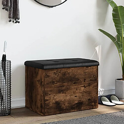 Avis Maison Chic Banc de rangement | Meuble de rangement d'Entrée | Coffres d'Intérieur chêne fumé 62x42x45 cm bois d'ingénierie -MN85339