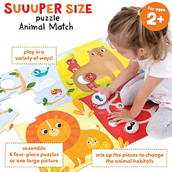 Puzzle Banana Panda - Suuper Size - Animal Match - Puzzle géant & Activité d'attriion pour Les Enfants à partir de 2 Ans