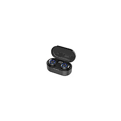 Universal TW80 Mini Affichage Numérique Appel Binaural Bluetooth 5.0 Casque In-Ear Sans Fil avec Boîtier de Recharge Type C 