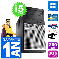 PC Tour Dell 9020 Intel Core i5-4570 RAM 8Go Disque Dur 250Go Windows 10 Wifi · Occasion 