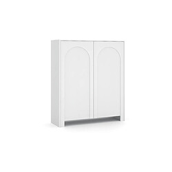 Vivaldi Commode ARCO Haut 2D Blanc