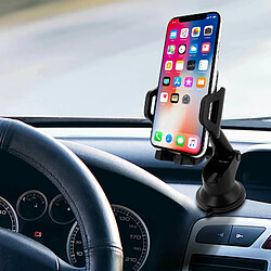 Acheter Support Voiture Smartphone 47 à 95 mm Fixation ventouse Rotatif Forcell - Noir