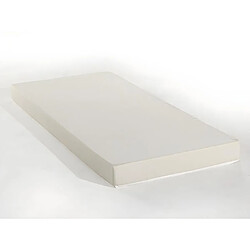 Vente-Unique Lit banquette gigogne capitonné - 2 x 90 x 190 cm - Tissu - Beige + Matelas - LOUISE pas cher