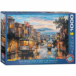 Eurographics San Francisco cable car Heaven par Eugene Lushpin Puzzle 1000 piAces 