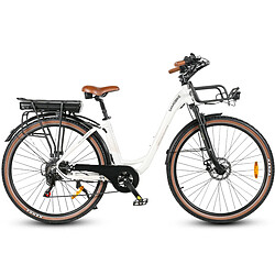 Acheter Vélo électrique SAMEBIKE RS-A07 - moteur 500W batterie 36V13Ah autonomie 40KM freins à disque mécaniques - Blanc