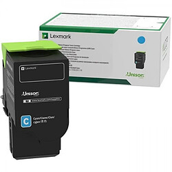 Cartouche d'Encre - Imprimante Lexmark C242XC0 de toner cyan extra longue durée, programme de retour