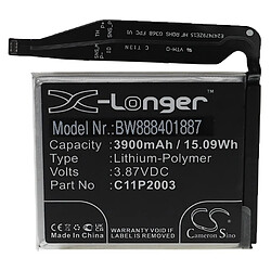 vhbw Batterie remplacement pour Asus 0B200-03950000, C11P2003 pour smartphone (3900mAh, 3,87V, Li-polymère) 