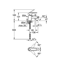 GROHE Mitigeur bain douche monotrou Start 2021 Quickfix Grohe