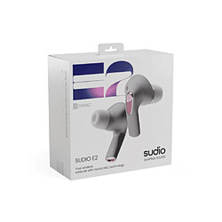 Sudio E2 Écouteurs Sans Fil Bluetooth Suppression Active du Bruit Microphone Gris 