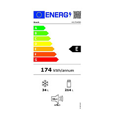 Réfrigérateur 1 porte intégrable à pantographe 248l - kil72afe0 - BOSCH