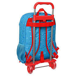 Cartable à roulettes SuperThings Rescue force 32 x 42 x 14 cm Bleu