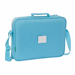 Avis Cartable d'école Benetton Spring Bleu ciel 38 x 28 x 6 cm