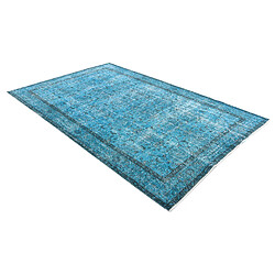 Avis Vidal Tapis de laine 274x165 turquoise Ultra Vintage