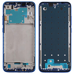 Wewoo Boîtier avant LCD Frame Bezel Plate pour Xiaomi Redmi Note 8 Bleu