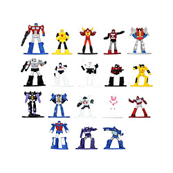 Jada Toys Transformers - Pack 18 figurines Transformers Diecast Nano Metalfigs 4 cm