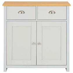 Acheter Helloshop26 Buffet bahut armoire console meuble de rangement gris 79 cm 4402263