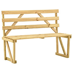 Maison Chic Banc de jardin | Banquette de jardin | Chaise Relax 120 cm Bois de pin imprégné -MN75569