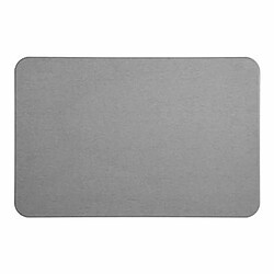 Tapis de Salle de Bain Diatomite 39x60cm Gris 