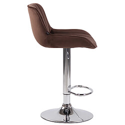 Avis Non Tabouret de bar Lentini velours chrome