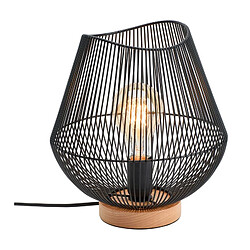 Acheter Atmosphera, Createur D'Interieur Lampe filaire à poser Jena - Hauteur 28 cm - Noir