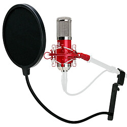 Pronomic CM-100R microphone de studio à grande membrane & filtre anti pop