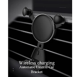 Acheter X8 Qi Chargeur sans fil Dock Car Holder Charging Mount Pad pour iPhone / Samsung Noir