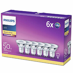 Philips Ampoule LED de projecteur 6 pcs 4,6 W 355 Lumens 929001215233