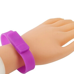 Avis Wewoo Clé USB Violet Disque Flash USB 2.0 Bracelets Silicon 4 Go