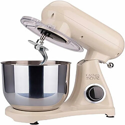 Avis Robot pâtissier multifonctions 6.5l 1800w crème - bat-1522 - KITCHEN MOVE