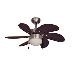 Ventilateur de plafond 75cm avec lampe - DC30BC - BESTRON