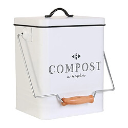 Cook Concept Poubelle de cuisine à compost vintage 5 litres.