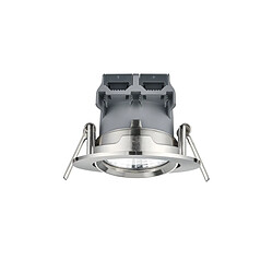 Avis Lumière Downlight encastrable rond moderne nickel mat 3000K IP23