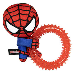 Jouet pour chien Spiderman Rouge 100 % polyester