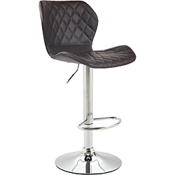 Non Tabouret de bar liège simili cuir chrome 