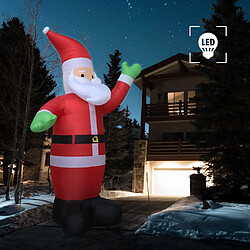 vidaXL Père Noël gonflable LED IP20 600 cm XXL 