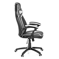 Avis Chaise gaming / Chaise de bureau GUARDIAN simili cuir noir / blanc hjh OFFICE