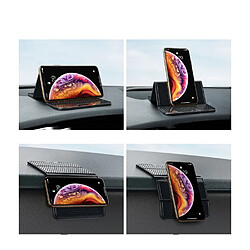 Riffi Baseus Folding Self-adhesive Smarthone & Device Nanopad Holder on dashboard (205 x 122mm) Black pas cher