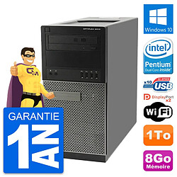 PC Tour Dell OptiPlex 9010 Intel Pentium G630 RAM 8Go Disque 1To Windows 10 Wifi · Occasion 